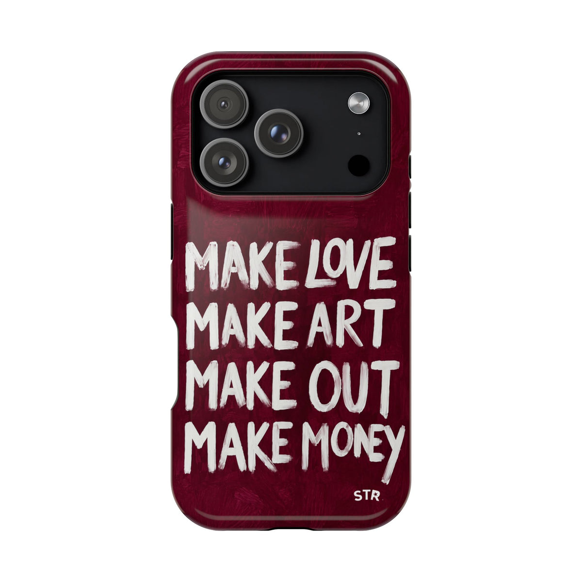 “make art” protective phone case
