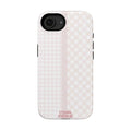 “lace gingham” protective phone case
