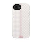 “lace gingham” protective phone case