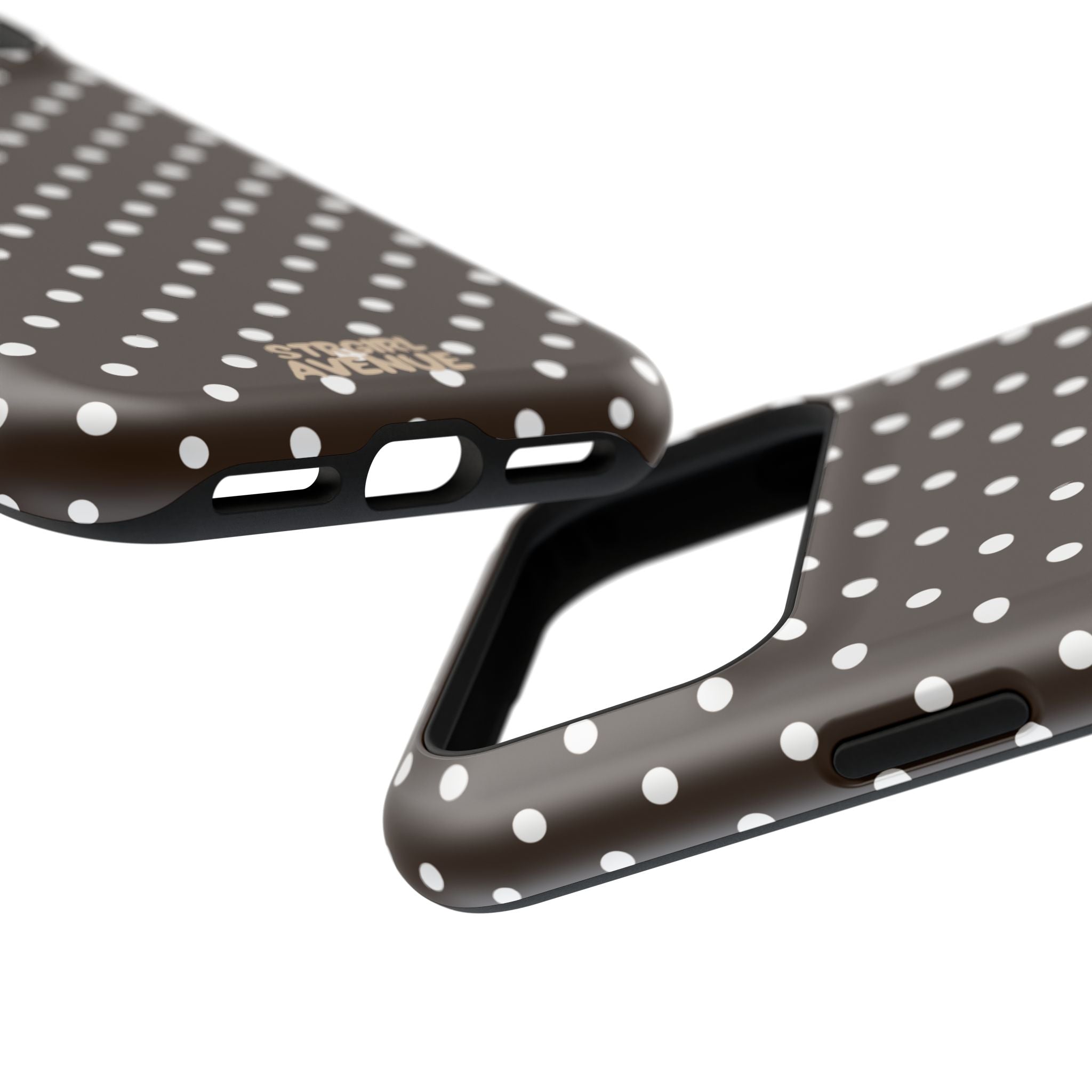 “Cocoa Dots” protective phone case