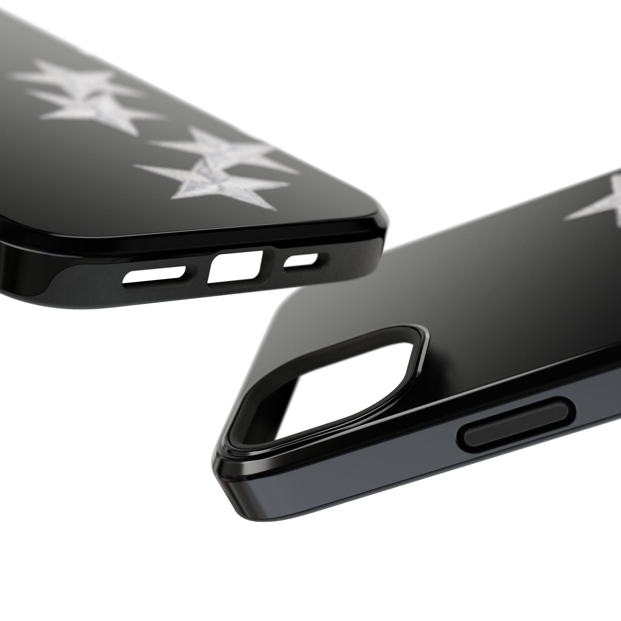 “silver stars” protective phone case