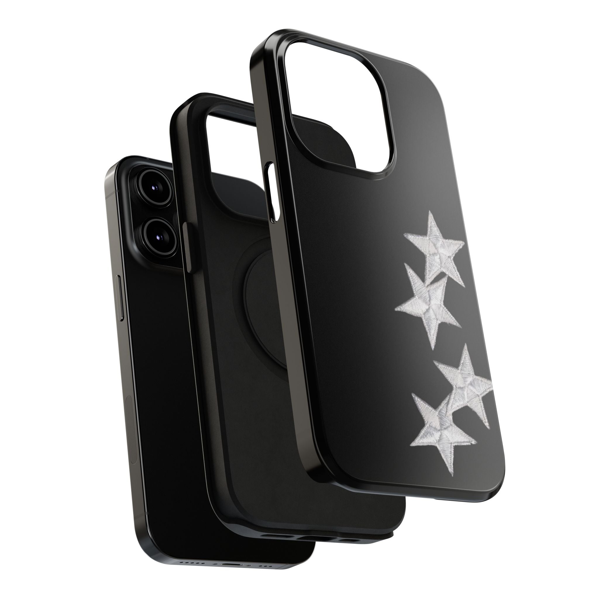 “silver stars” protective phone case
