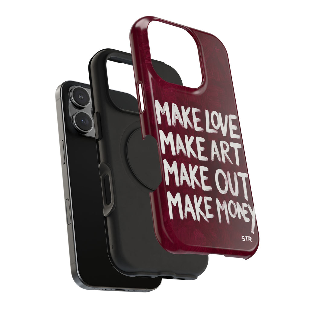 “make art” protective phone case