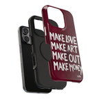 “make art” protective phone case