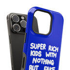 “rich kids” protective phone case