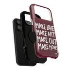 “make art” protective phone case