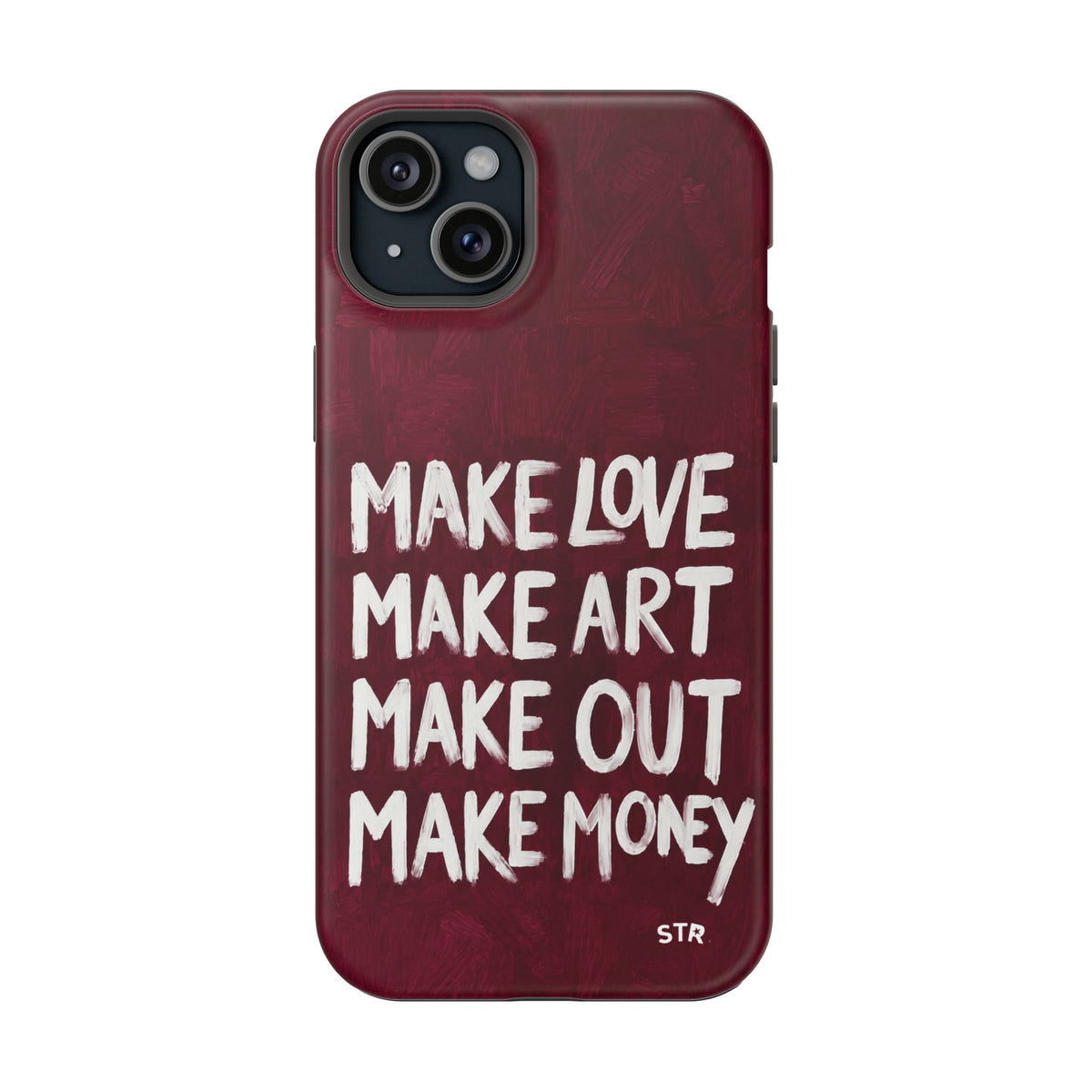 “make art” protective phone case