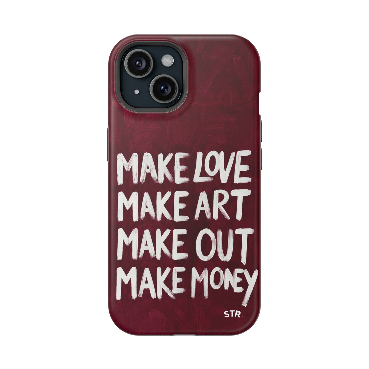 “make art” protective phone case