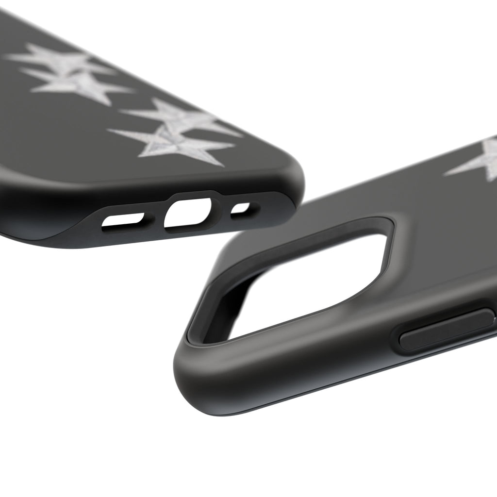 “silver stars” protective phone case