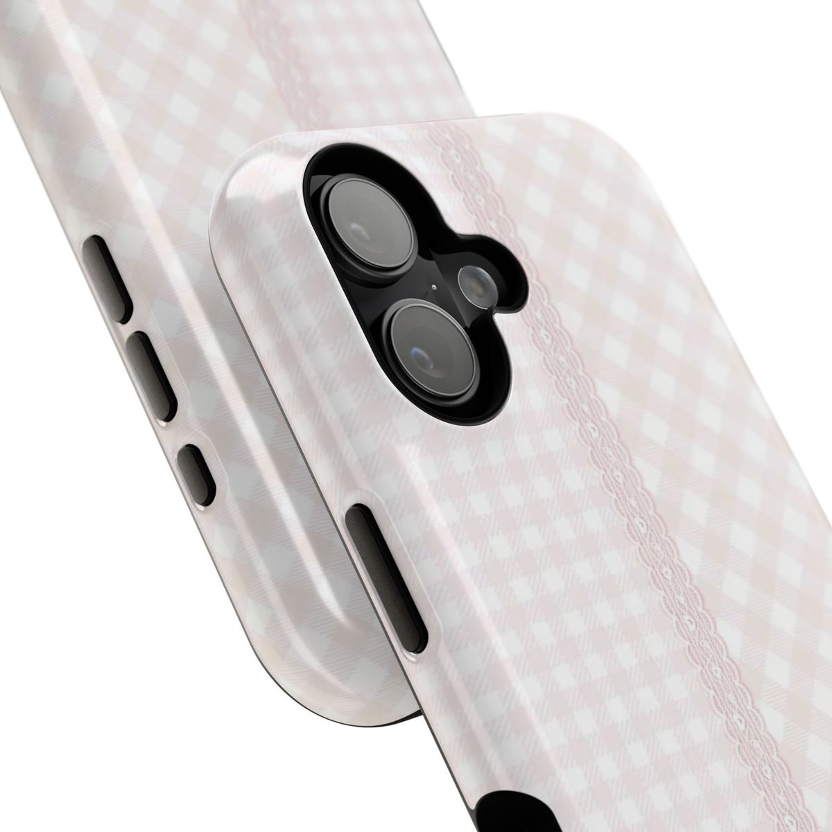 “lace gingham” protective phone case