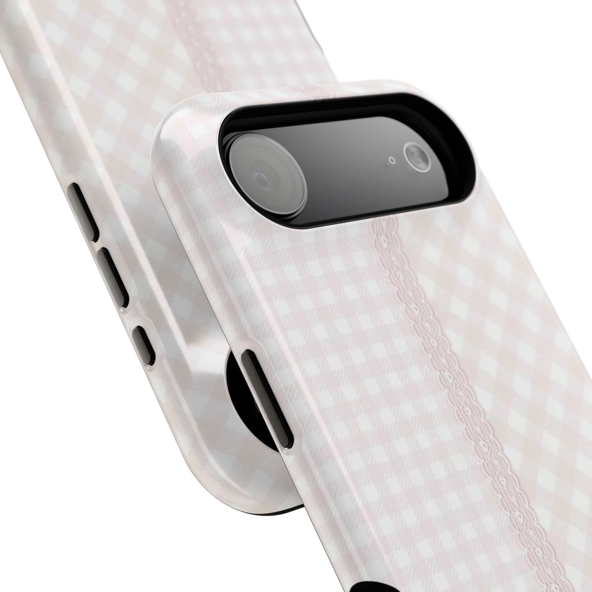 “lace gingham” protective phone case