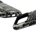 “Lacey black” protective phone case