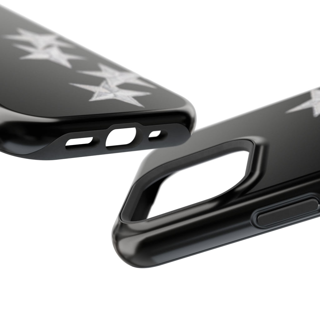 “silver stars” protective phone case