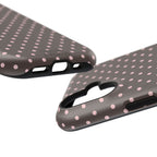 “Straw choc dots” protective phone case