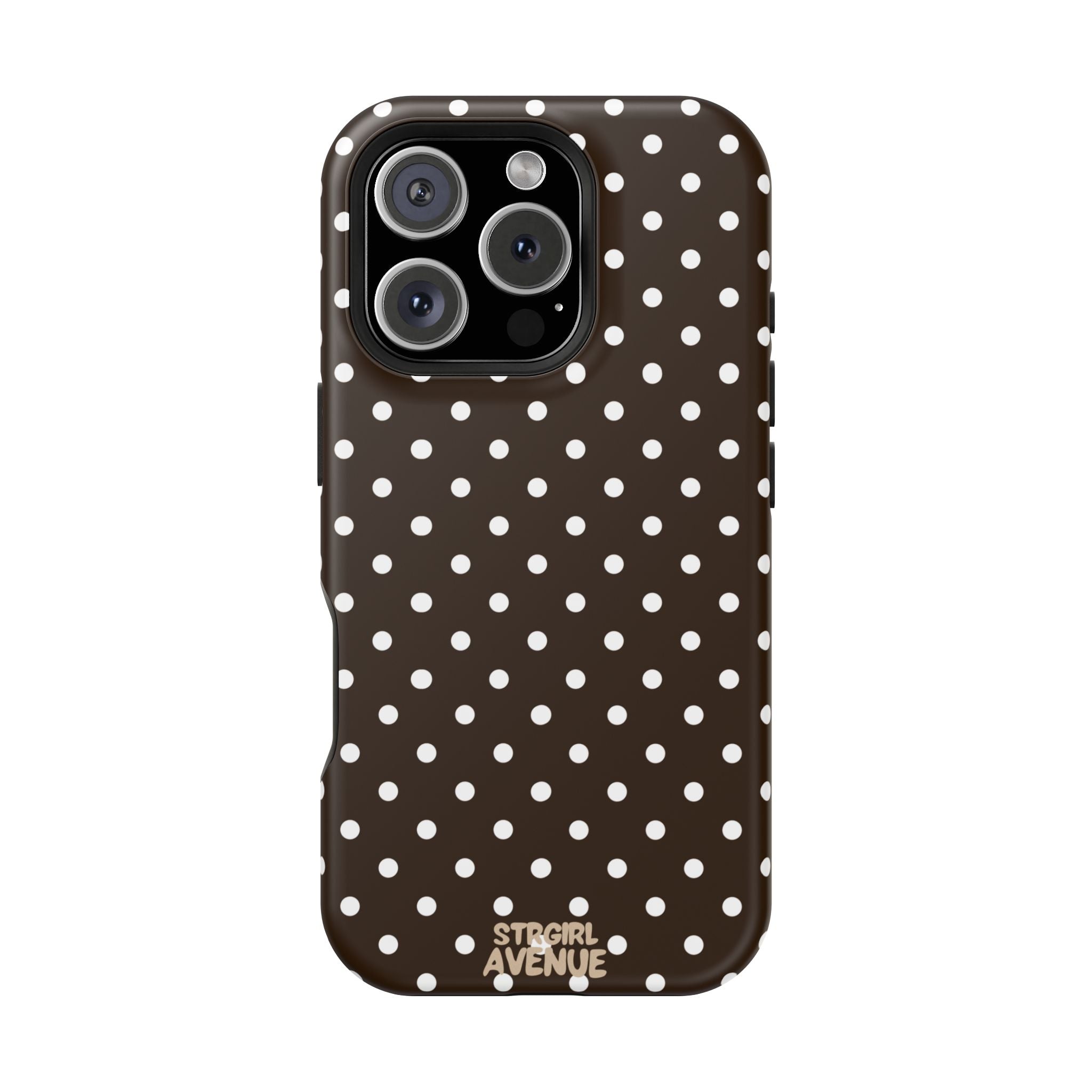 “Cocoa Dots” protective phone case