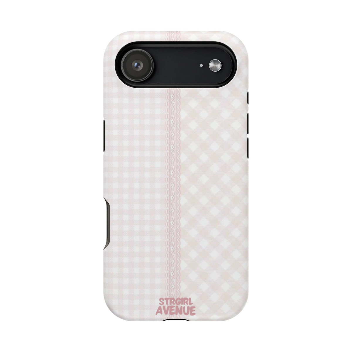 “lace gingham” protective phone case