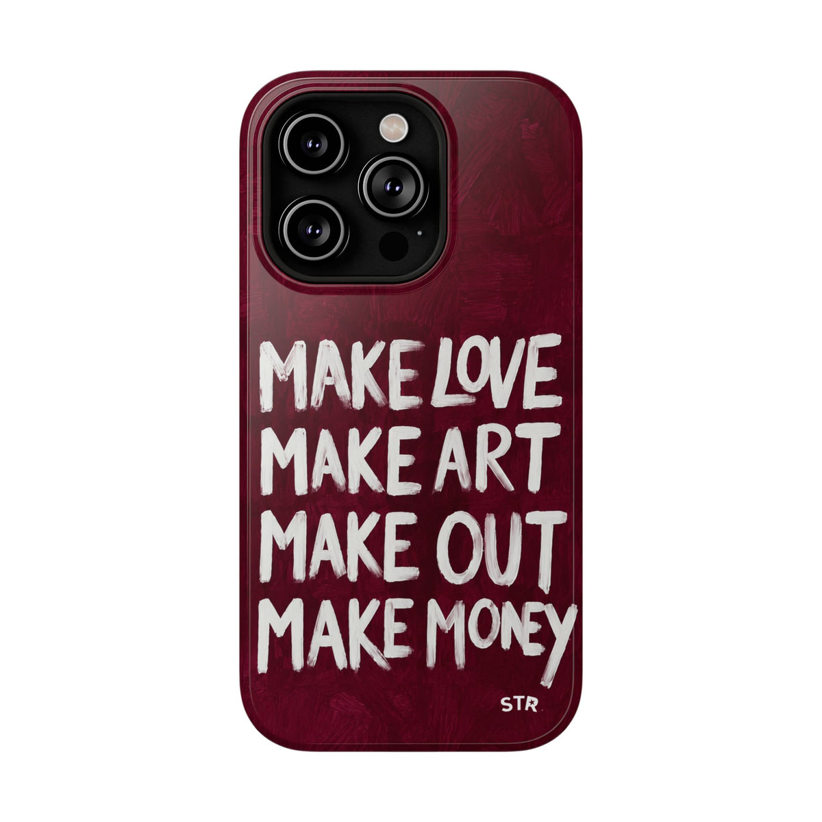 “make art” protective phone case