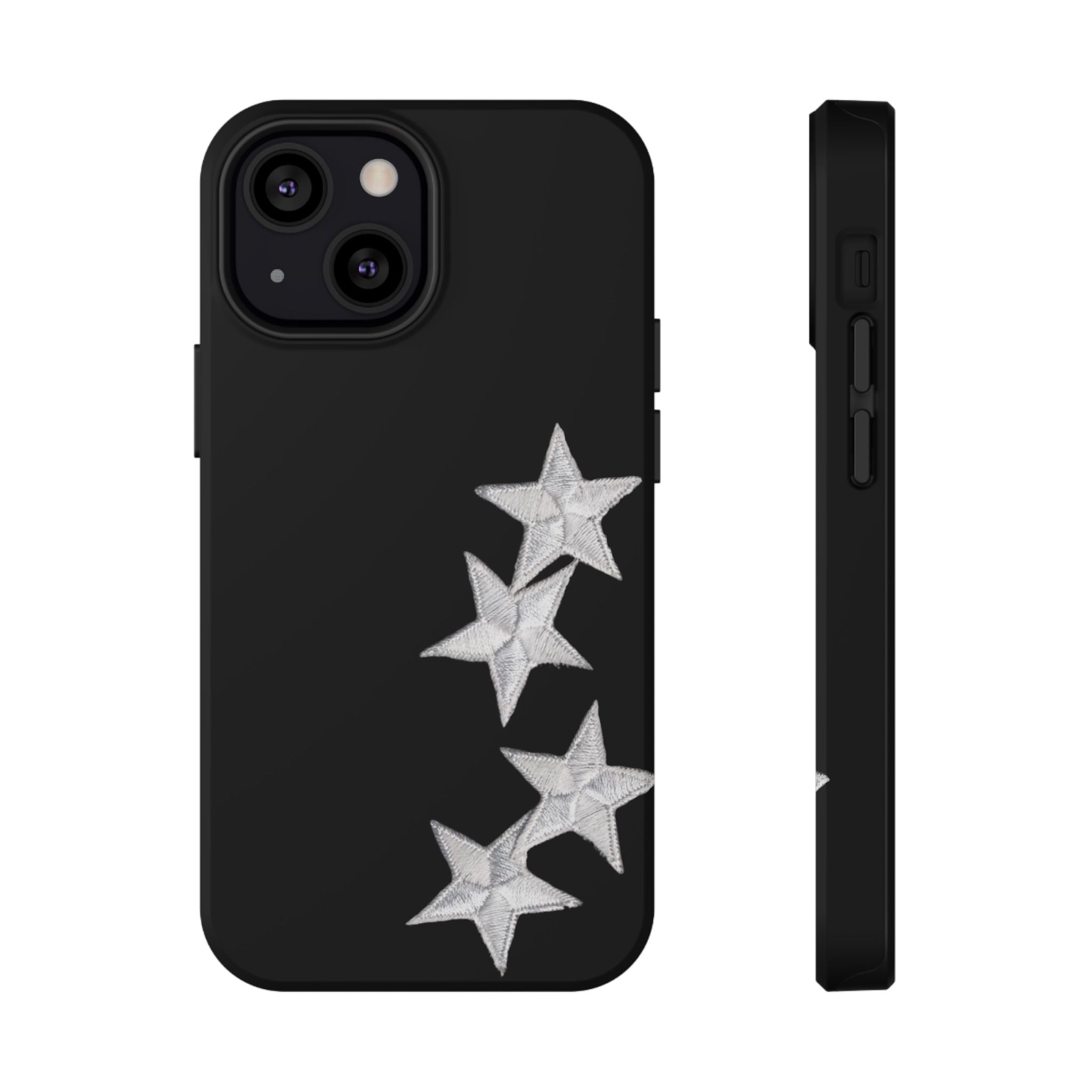 “silver stars” protective phone case