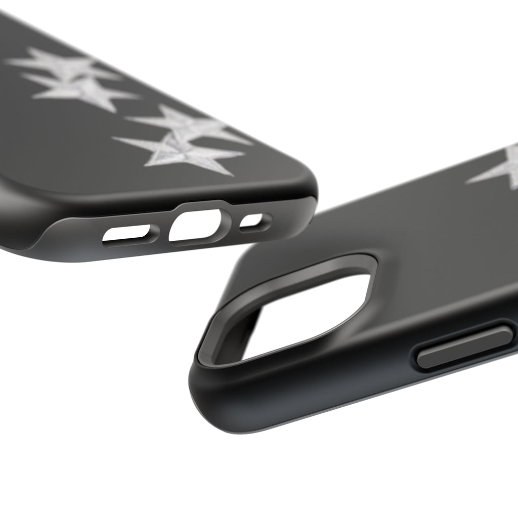 “silver stars” protective phone case