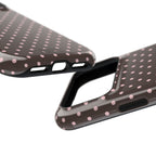 “Straw choc dots” protective phone case