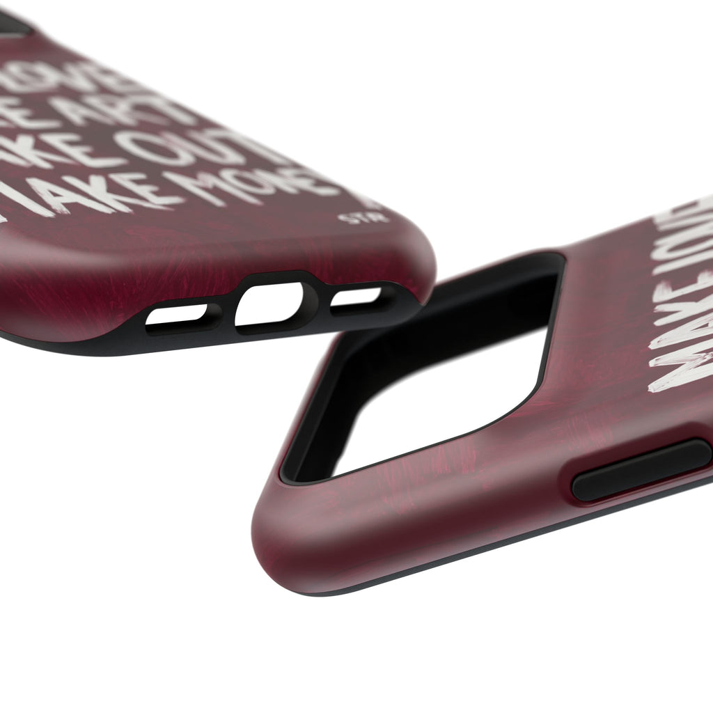 “make art” protective phone case