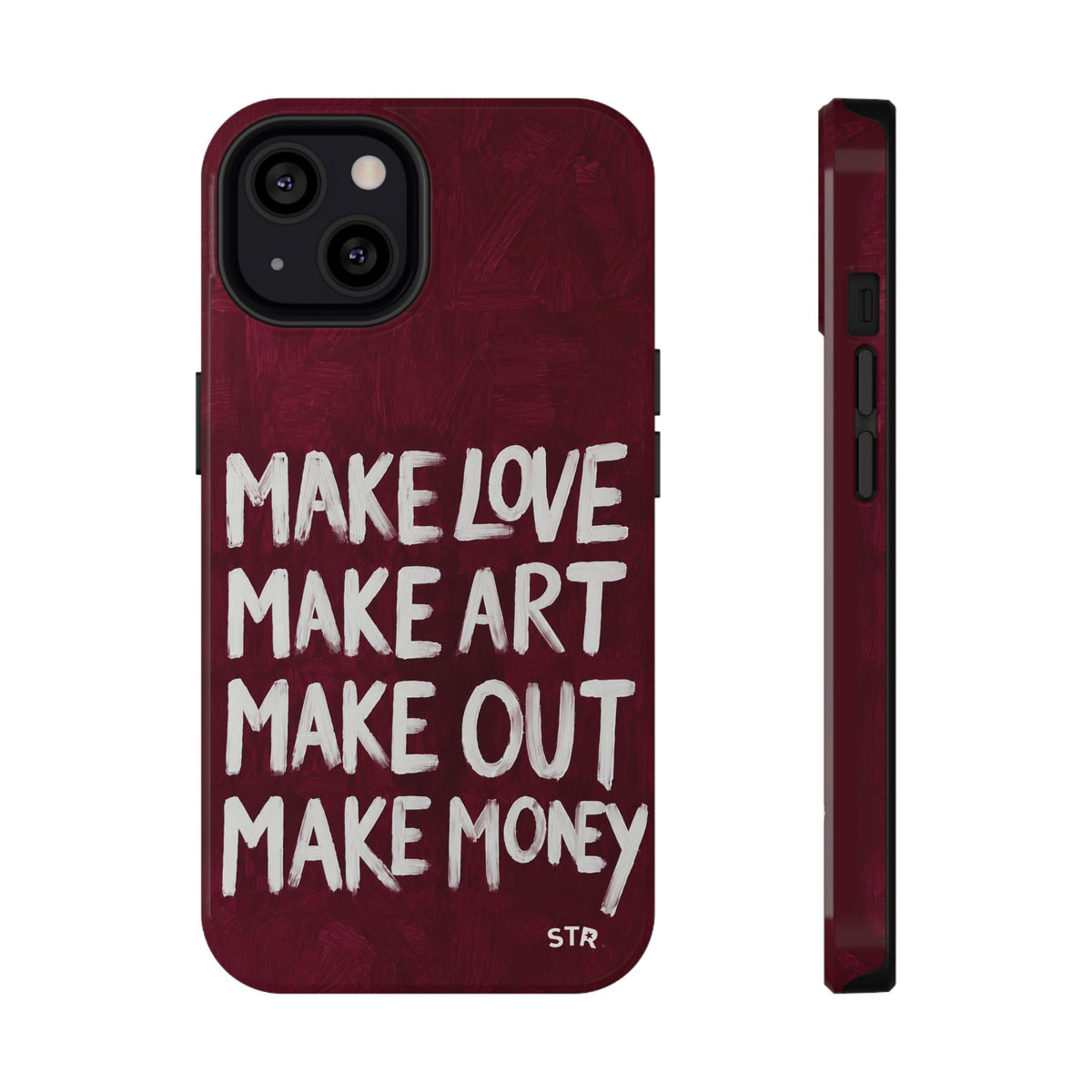 “make art” protective phone case