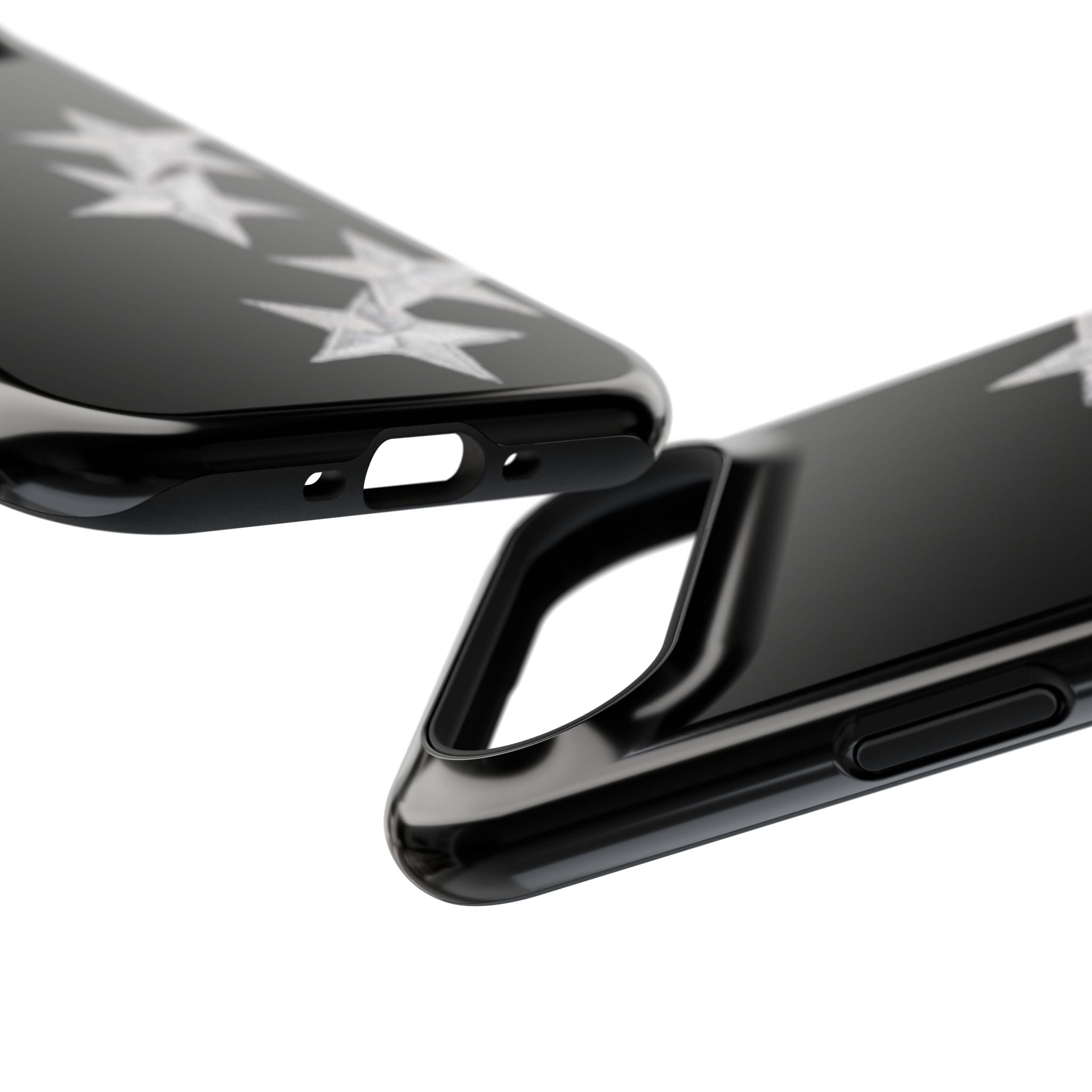 “silver stars” protective phone case