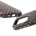 “Straw choc dots” protective phone case