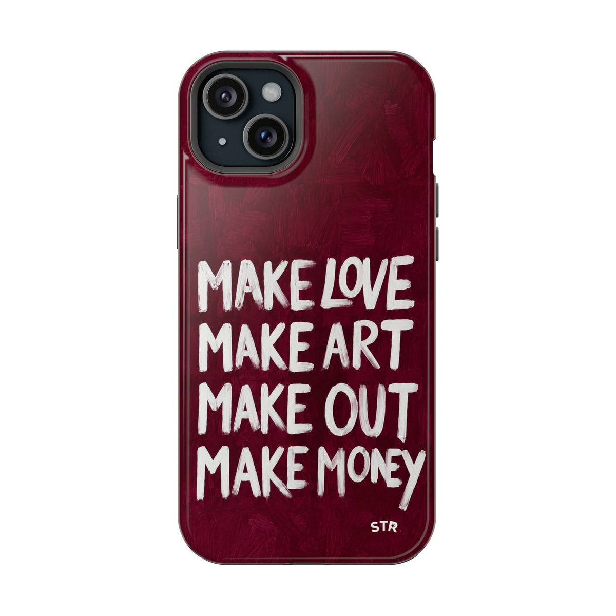 “make art” protective phone case