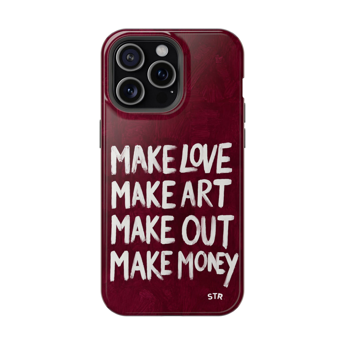 “make art” protective phone case