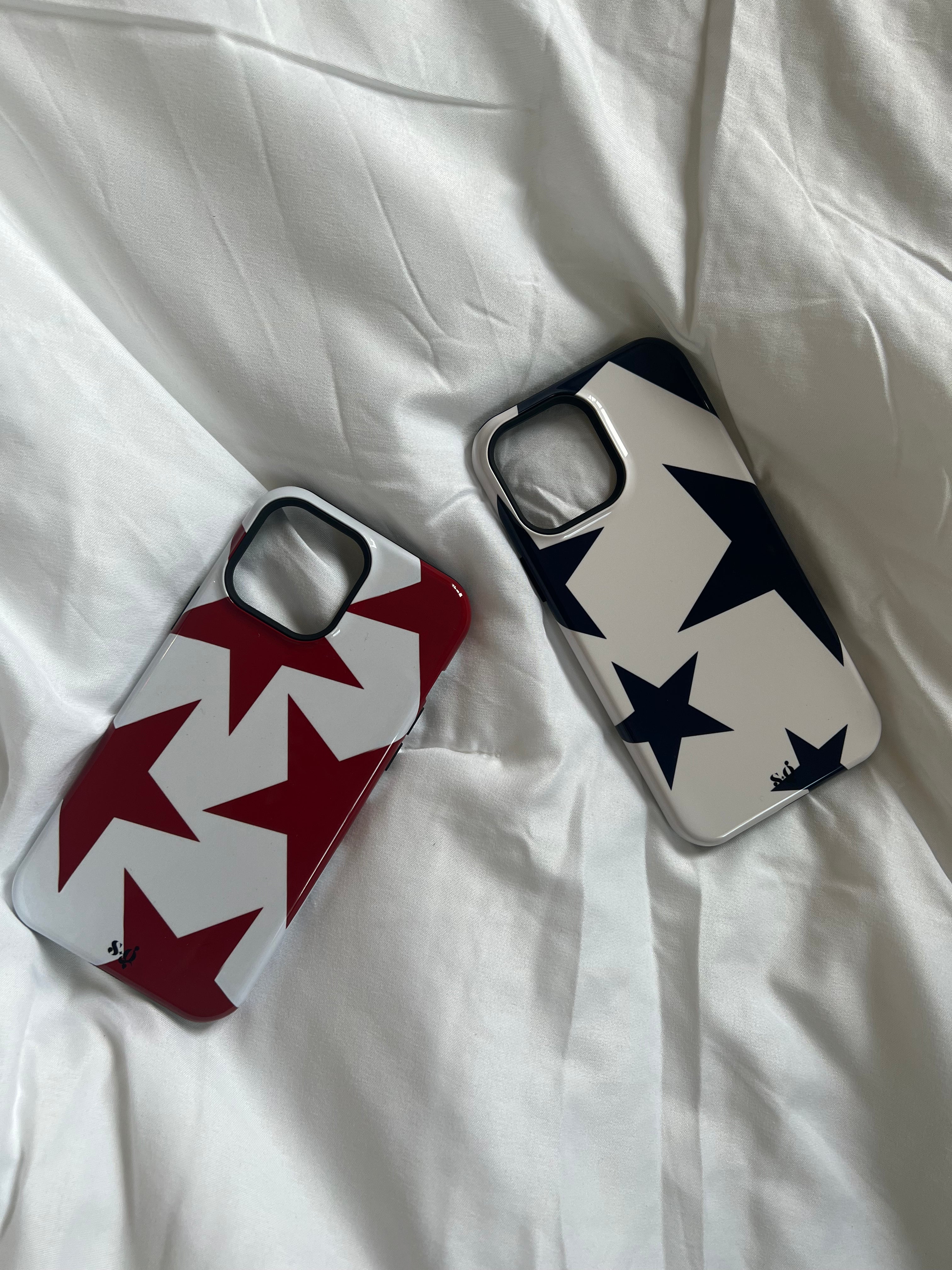“red stars” protective phone case