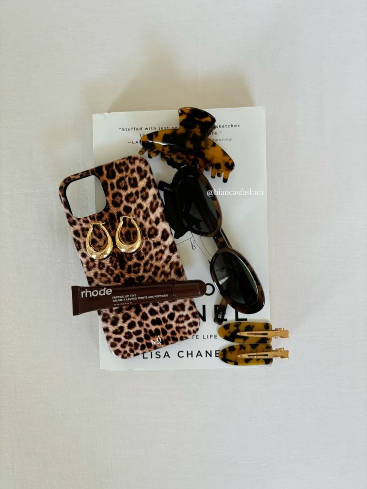Funda protectora de teléfono "leopardo"